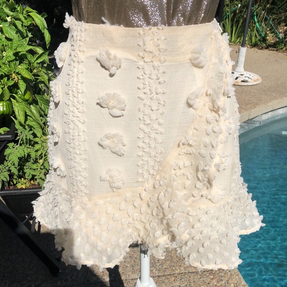 &merci Dresses & Skirts - NWT | &MERCI🤹Pompom🍡Lined Mini Skirt